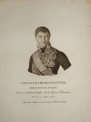 Gravur portrait louis - portrait, i