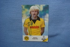 BORUSSIA DORTMUND A.K. "MANFRED BURGSMÜLLER" SAISON 78/79 "PRESTOLITH" SIGNIERT