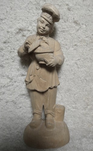 Geschnitzte holzfigur - geschnitzte,