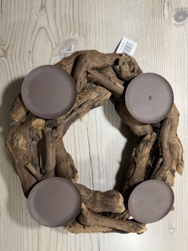 Treibholz adventskranz neu - treibholz,