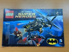 Lego Super Heroes 76011 Man Bat Attack Bauanleitung top Zustand
