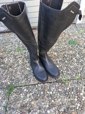 Reitstiefel Loesdau Gr. 37 Schwarz Leder