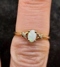 Cocktailring 10 kt Gold Opal &