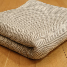 Kaschmir Decke Geschenk Kaschmirwolle Blau ca.130*250 Blau Grau Beige Luxusdecke