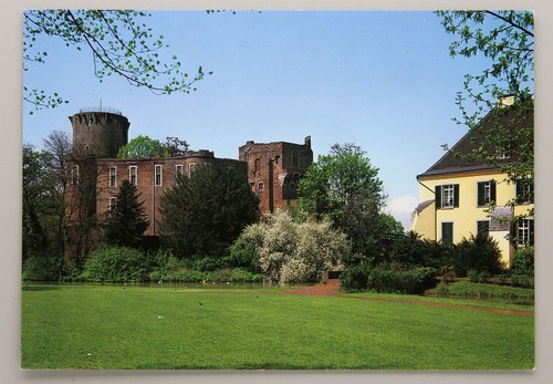 Postkarte krefeld burg - postkarte,