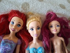 Trio ♥  Barbie Disney ♥ Ariel Cinderella ♥ Elfe Mia and Me