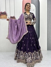 Indisches Bollywood Lehenga Choli für Frauen Partykleidung ethnisch genähtes ...