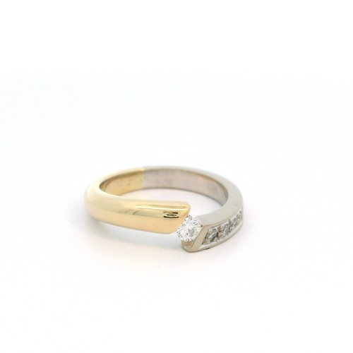 Damenring goldring bicolor - damenring,,