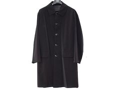 Designer Business Mantel Schwarz Kathleen Madden Men Knitterarm Gr. 50 Gepflegt