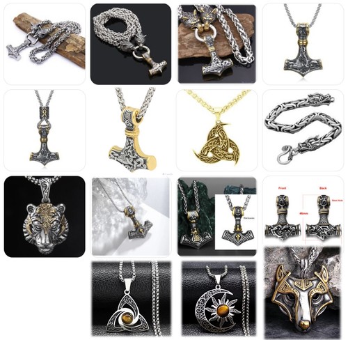 Thor viking anhänger hammer - anhänger,