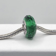 Original Pandora Murano Glas Facetten Grün 791619 #3