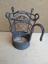 Gitter Schutzgitter für Ex gesch. Bunker Keller Handlampe Werkstatt Lampe alt