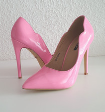 High Heels Gr. 38 barbiepink Pink Rosa Jumex Spitze Stiletto Pumps