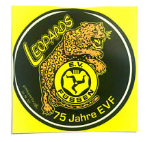 EV Füssen Leopards - 75 Jahre EVF - Aufkleber klein DEL Eishockey Sticker #564