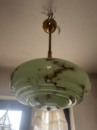 Deckenlampe art deco glas - art,