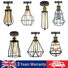 Vintage Deckenleuchte Metall