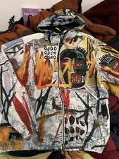 Jean-Michel Basquiat + MEMBERS ONLY Windbreaker Gr. XL Ungetragen Netzfutter