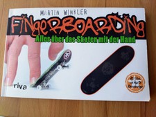 Martin Winkler Buch Fingerboarding + Finger-Skateboard Set mit Rampe
