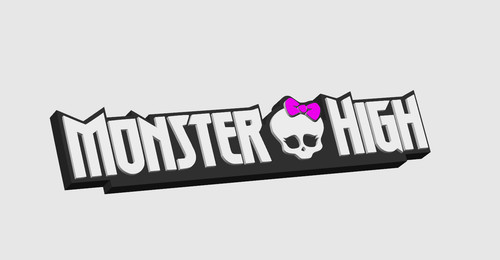 Monster high 3d gedrucktes - high,