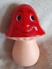 Fliegenpilz, Keramik, rot, 13 cm hoch, A044