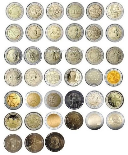 2 euro gedenkmünzen - 2,