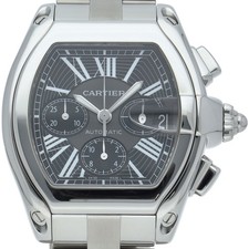 CARTIER Roadster XL Chronograph Uhr (spätes Modell) W62020X6 Edelstahl...