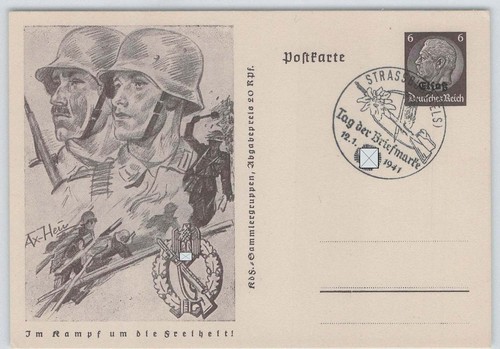 Elsass postkarte mit - elsass,