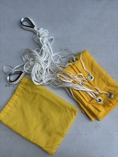 Hängematte 200x80cm Hänge-Matte max. Tragkraft 120 Kg. Gelb  /Cont2Pal3K8 -8