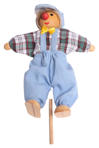 Hampelmann clown holz - clown,