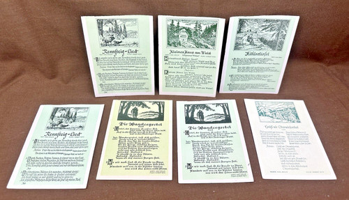 Ddr alte liedpostkarten - x,