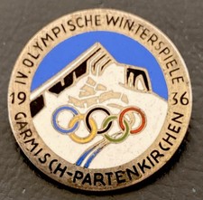 antiker Pin Anstecknadel 1936