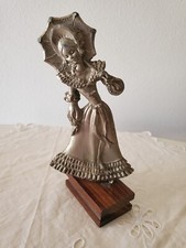 Zinnfigur mit Holzsockel