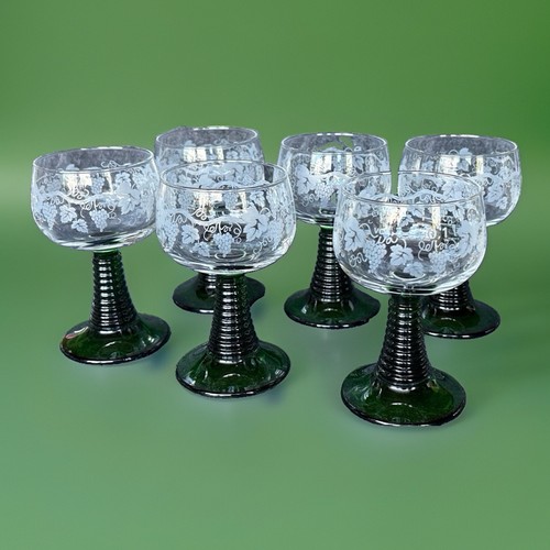 Vintage römer weingläser - weingläser, 6