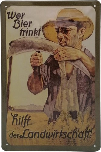 Wer bier trinkt - trinkt, hilft