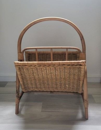 Zeitungsständer bambus rattan - zeitungsständer, bambus/rattan