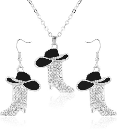 2st cowgirl cowboy schmuckset - 2st,