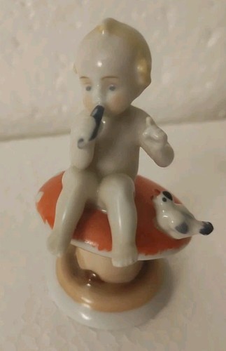 Porzellan göbelfigur junge - porzellan,
