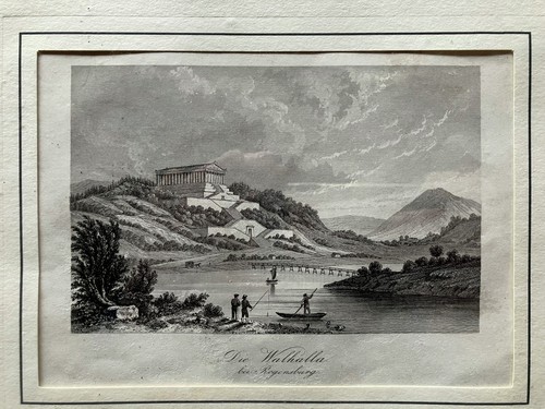 Walhalla original stahlstich - walhalla,