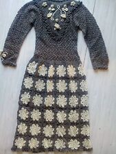 Exklusives Kleid 100% naturbelassene Wolle,Handarbeit