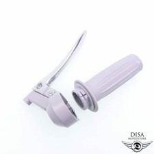 Gasgriff Armatur Grau  passend für, Zündapp Bergsteiger GTS KS C 50 Mofa Moped