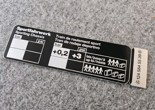 Original mercedes aufkleber - original,