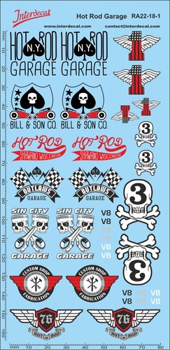 Straßenrennen hot rod garage - hot,