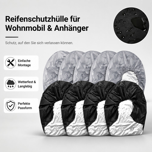 4er set schutz radabdeckung - set,