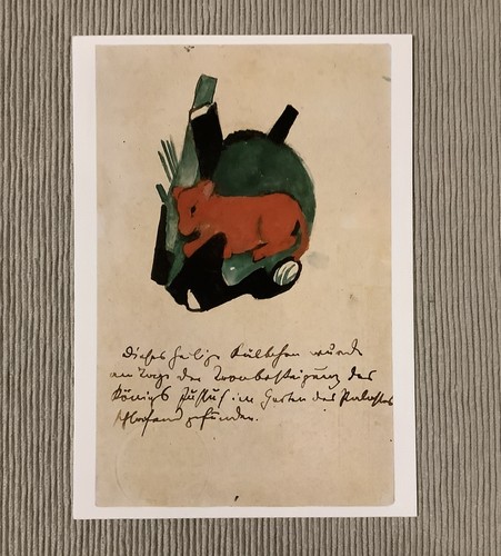 Kunst postkarte franz marc - 1,