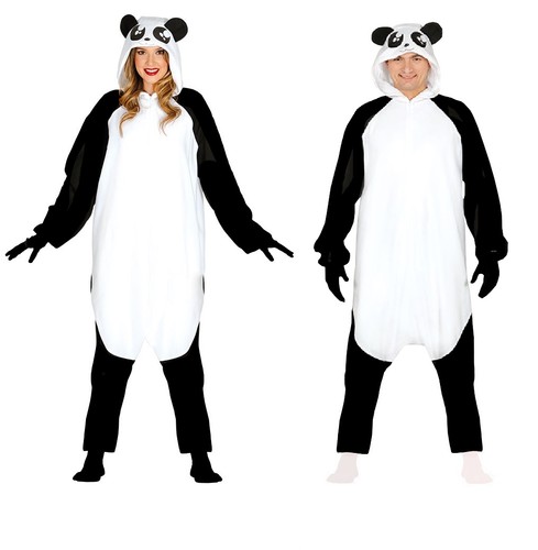 Herren damen kostüm panda - kostüm,