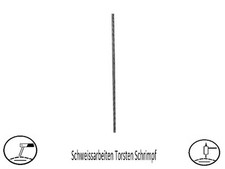 Zaun/ Tor/ Zaunelement/   8 Stk Schmiedeeisen / Stab, Vierkant