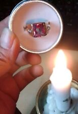 Antik Brillanten synt. Alexandrit Korund 417 Gold Ring 10 Karat (k. 585 750 )