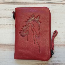 Rindleder Damen Geldbörse