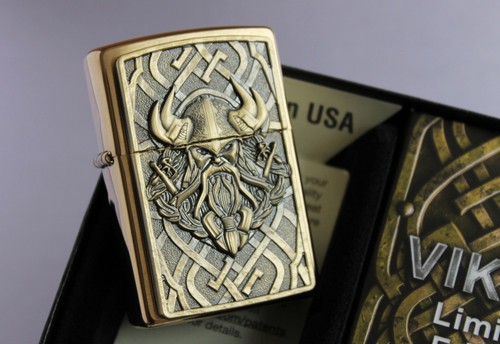 Zippo lighter viking - lighter,