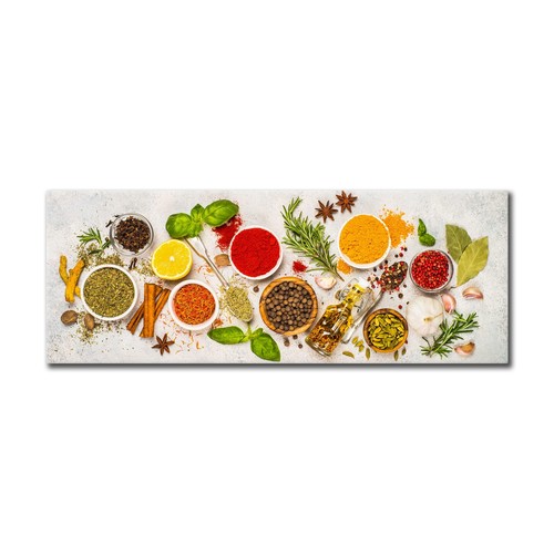 Glasbild herbs spices - spices, x